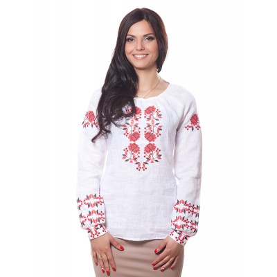 Embroidered blouse "Royal Roses"